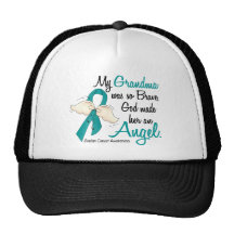 Angel 2 Ovarian Cancer Grandma Hats
