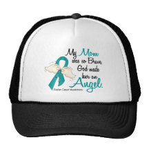 Angel 2 Ovarian Cancer Mom Mesh Hat