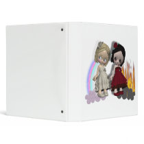 angel and devil cutie girls binder