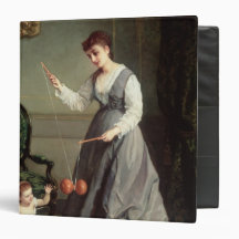 `Angel and Devil' or `Playing Diabolo 3 Ring Binder