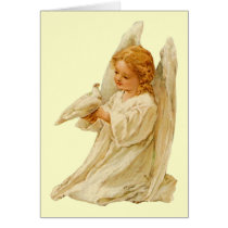 Angel and Dove - Easter Card cards