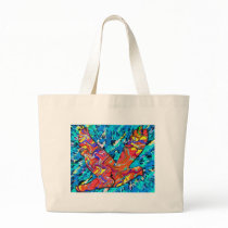 Angel Bird - Up above sky so high Canvas Bags