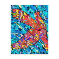 Angel Bird - Up above sky so high Post Card