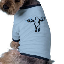 Angel Blue Doggie Tee