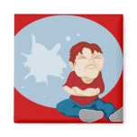 Angel Boy: Sulking Refrigerator Magnet