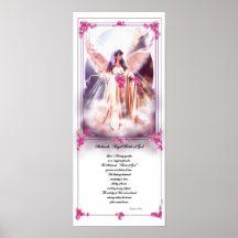 Angel Bride and Poetry Print