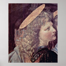 Angel by Leonardo di ser Piero da Vinci Poster