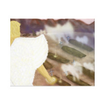 Angel Calling Painting Canvas Print