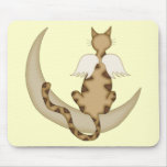 Angel Cat 1 Mouse Pads