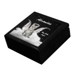 Angel Cat Grey Tabby Personalized Gift Box gift boxes