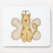Angel Cat Tshirts and Gifts Mouse Pad