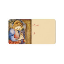 Angel Christmas Address Labels