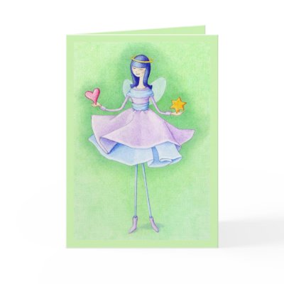 Angel Christmas Card by floatinglemons