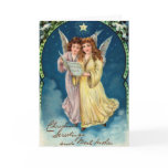 Angel Christmas Card Vintage