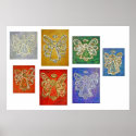 Angel Colour Series Poster Art Print