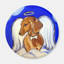 "Angel Dachshund Magnets"