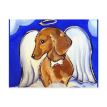 Angel Dachshund Post Cards