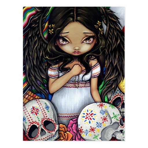"Angel de los Muertos" Postcard