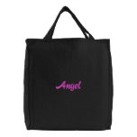 Angel Embroidered Bag -Black embroidered bags