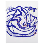 angel fish swirl custom letterhead