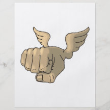 Angel Fist Flyer Design