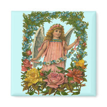 *Angel Flower Girl* Fridge Magnets