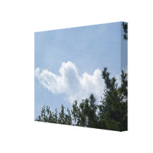 Angel Flying in the Clouds? 8x10 Canvas Gallery Wrapped Canvas
