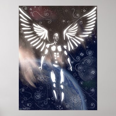 Angel from the East Posters by messianicartcom1