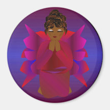 Angel Girl Refrigerator Magnets