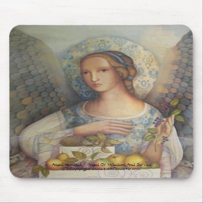 Angel Hamaliel mousepad by angels_by_edita
