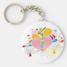 Angel_Heart Key Chains