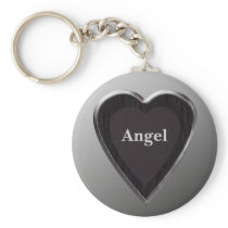 Angel Heart Keychain by 369MyName