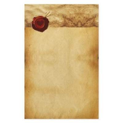 ANGEL HEART RED WAX SEAL PARCHMENT by bulgan_lumini