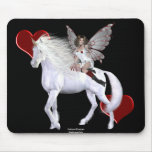 Angel Heart Unicorn White Beauty 3 Mouse Pads