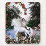 Angel Heart Unicorn White Beauty 4 Mouse Pads
