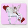 Angel Heart Unicorn White Beauty 4A Mouse Mat
