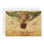 ANGEL HEART WAX SEAL PARCHMENT MONOGRAM