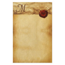 ANGEL HEART WAX SEAL PARCHMENT Monogram