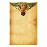 ANGEL HEART WAX SEAL PARCHMENT CUSTOMIZED STATIONERY