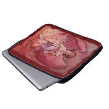 Angel Holding Cup Laptop Sleeves