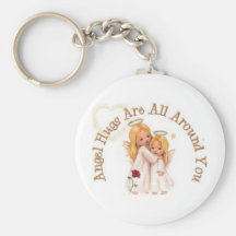 Angel Hugs Keychain