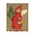 Angel in A Red Coat Postcard
