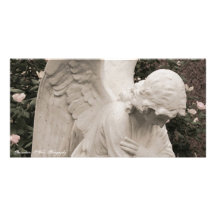 Angel in Blessing, Bernadette L Watts Photography Custom Photo Card