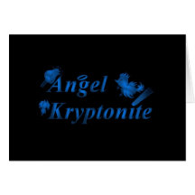 Angel kryptonite logo card