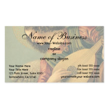 Angel Musician by Melozzo da Forlì Business Card Template