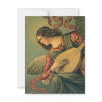 Angel Musician by Melozzo da Forlì Custom Announcement
