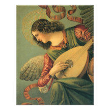 Angel Musician, Melozzo da Forli, Renaissance Art Custom Announcement