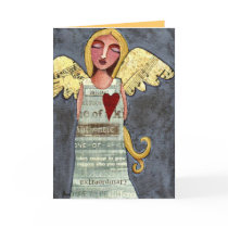 Angel of Courage - all-occasion greeting card