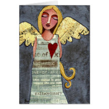 Angel of Courage - all-occasion greeting card