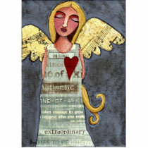 Angel of Courage - Christmas ornament Acrylic Cut Out